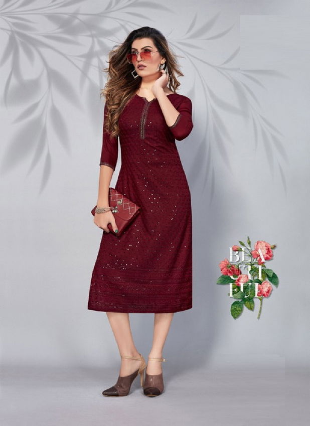 Raashi Palak Daily Wear Wholesale Designer Kurtis Catalog
